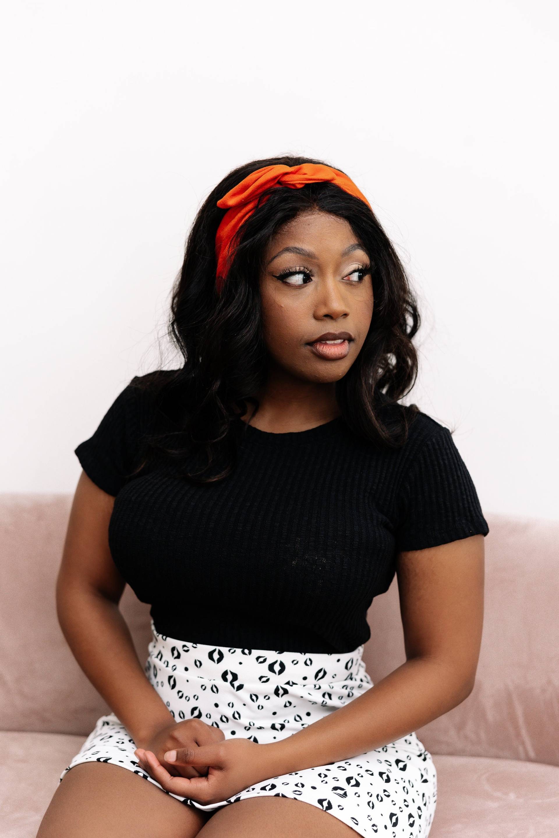 Wildleder Stirnband Retro Twist Bandana Verstellbares Haarband Dolly Schleife - Wählen Sie Ihre Farbe von fashionmeme