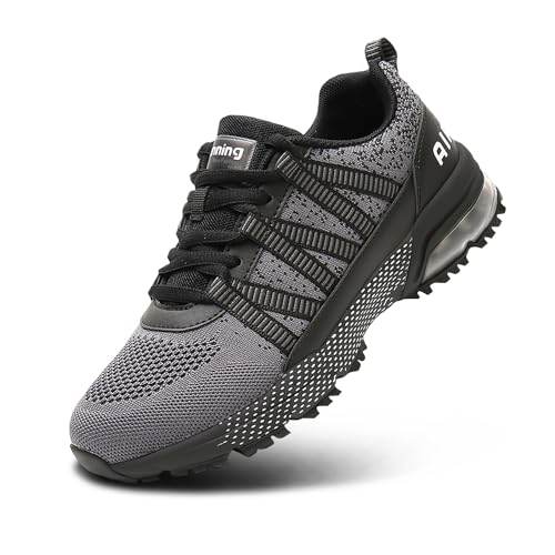 Sumateng Laufschuhe Herren Damen Turnschuhe Leicht Sporttrainer Luftstoßdämpfung Sportschuhe Atmungsaktiv Walkingschuhe Fitness Joggingschuhe Athletic Outdoor Sneakers Gray39 von Sumateng