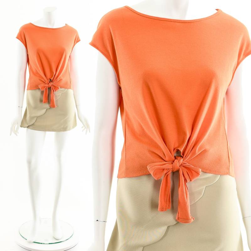 90Er Look Binde Top in Orange von fashionrework