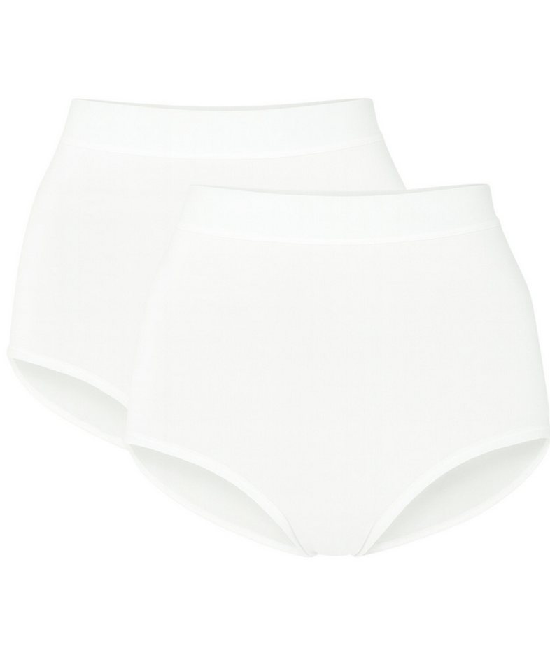 fashionshowcase Miederslip 2er Pack figurformend hoher Bund Shaping-Slip eng anliegend (2-St., 2er-Pack) 2er-Pack, figurformend, hoher Bund, enganliegend von fashionshowcase