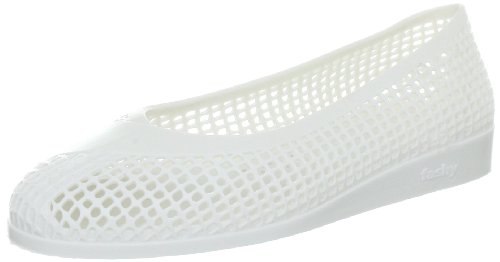 Fashy Ballerina-Slipper 7152 10, Damen Ballerinas, Weiss (Weiß 10), EU 41 von Fashy