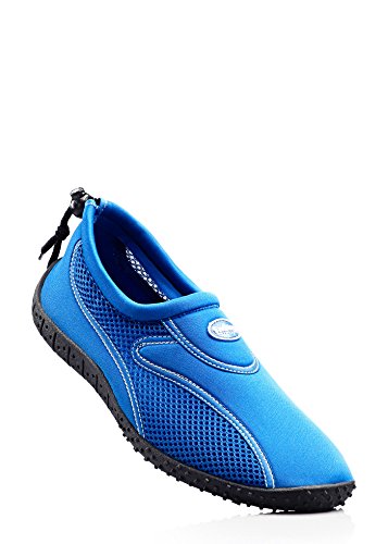 Fashy Damen Cubagua Aqua-Schuh Dusch-& Badeschuhe, Blau (blau-schwarz 53), 40 EU von Fashy