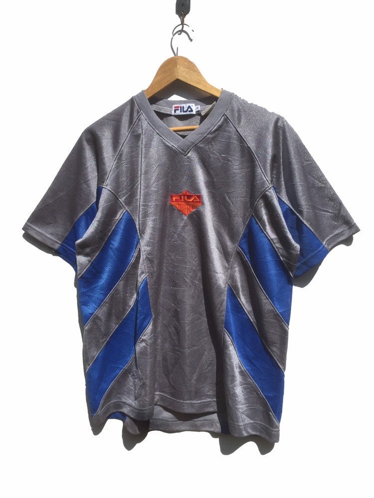 1970S Fila Record T-Shirt in Colorblock-Optik von fatinstreetstyle