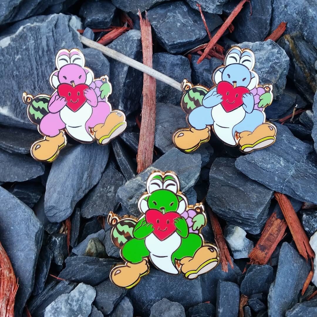 Fruchtiger Yoshi Pin Fruchtiger Yoshi Pin von faundlyy