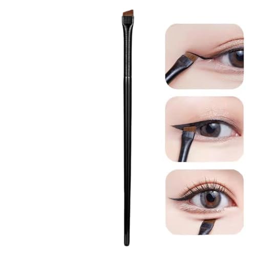fayarrd Augenbrauenpinsel,Augenbrauenpinsel, Eyeliner-Pinsel, Fein abgewinkelter, präziser Eyeliner-Make-up-Pinsel, ultradünnes Make-up-Werkzeug mit abgeschrägtem, flachem Winkel für Augenbrauen von fayarrd