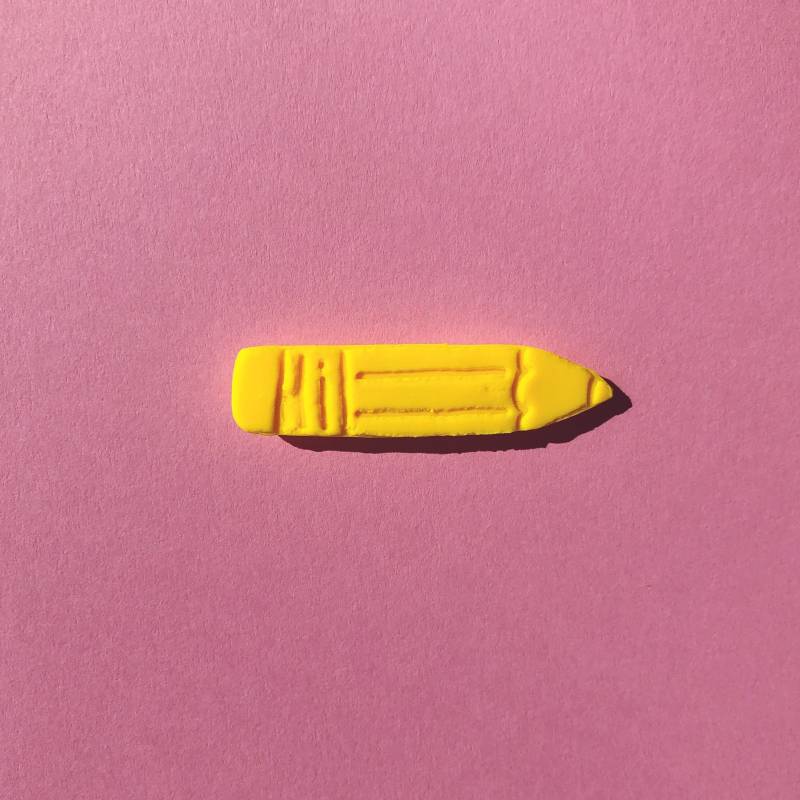 Pencil Pin in No 2 Gelb Pencil Pin in No 2 Gelb von fayeandco