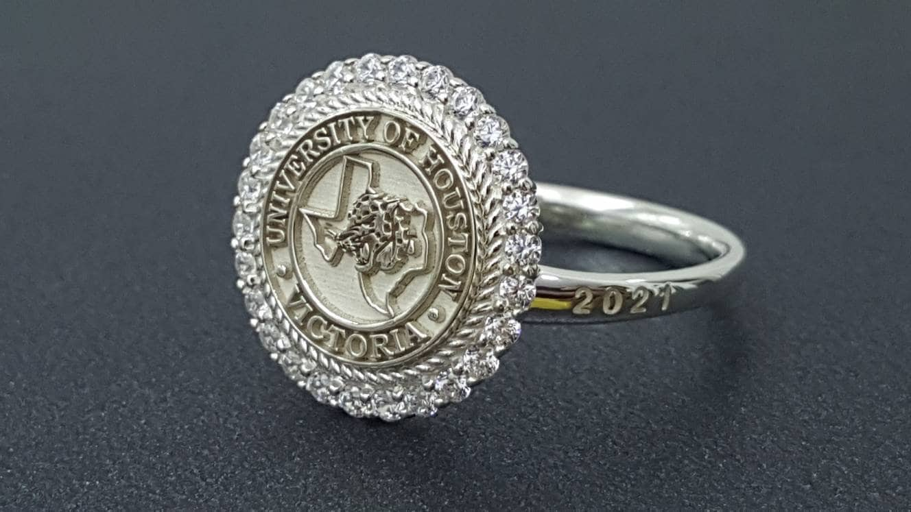 Individueller Ring | Abschlussringe College, High School, Universitäts-Klassenringe Siegelring Für Damen & Mädchen von fayrajewelry