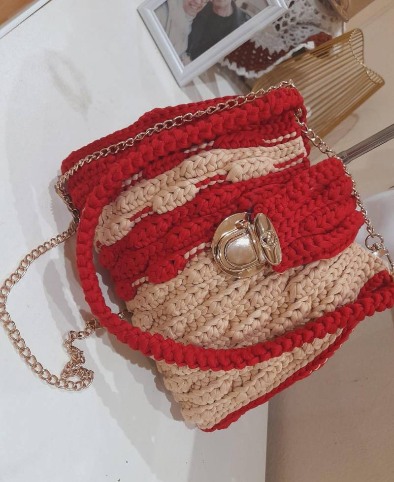 Ideal Geschenk Fûr Geburtstags Oder Neu Jahr...elegant Tasche ... Crochet Ideal Geschenk Fûr Geburtstags Oder Neu Jahr...elegant Tasche ... Crochet von fazzahandmade