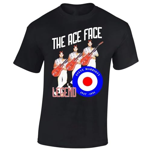Steve-Marriott-Homage-T-Shirt-Mod-Legend-Ace-Face-Small-Faces-Sixties-DTG von fdesttdesw5se