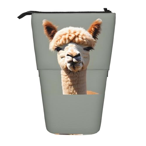 Alpaca Avatar Erweiterbare Stifte-Tasche mit Standfunktion, Multi-Design Oxford-Gewebe, verstellbare Höhe, Mehrzweck-Kosmetiktasche Alpaca Avatar Erweiterbare Stifte-Tasche mit Standfunktion, Multi-Design Oxford-Gewebe, verstellbare Höhe, Mehrzweck-Kosmetiktasche von fdgbnm