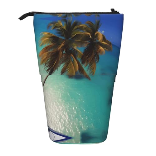 Beach Coconut Sunshine Erweiterbare Stifte-Tasche, Multi-Design Oxford-Gewebe, verstellbare Höhe, Mehrzweck-Kosmetiktasche Beach Coconut Sunshine Erweiterbare Stifte-Tasche, Multi-Design Oxford-Gewebe, verstellbare Höhe, Mehrzweck-Kosmetiktasche von fdgbnm