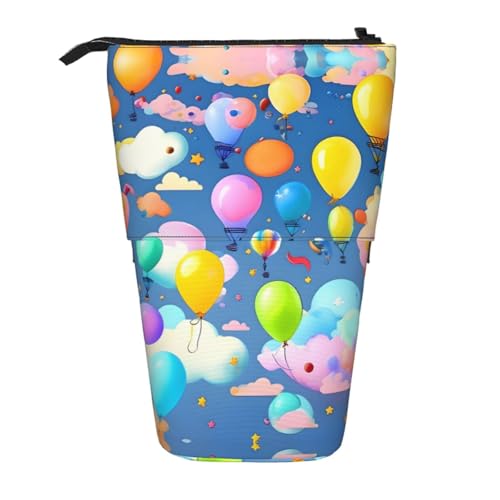 Bunte Ballons, erweiterbarer Ständer, Bleistifttasche, Multi-Design, Oxford-Gewebe, verstellbare Höhe, Mehrzweck-Kosmetiktasche Bunte Ballons, erweiterbarer Ständer, Bleistifttasche, Multi-Design, Oxford-Gewebe, verstellbare Höhe, Mehrzweck-Kosmetiktasche von fdgbnm