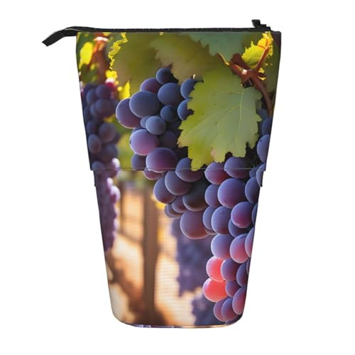 Desert Grapes Erweiterbare Stifte-Tasche mit Standfunktion, Multi-Design Oxford-Gewebe, verstellbare Höhe, Mehrzweck-Kosmetiktasche Desert Grapes Erweiterbare Stifte-Tasche mit Standfunktion, Multi-Design Oxford-Gewebe, verstellbare Höhe, Mehrzweck-Kosmetiktasche von fdgbnm