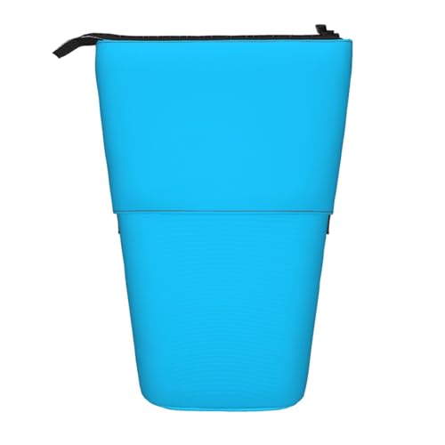 Einfarbige hellblaue erweiterbare Stifte-Tasche mit Standfunktion, verschiedene Designs, Oxford-Gewebe, verstellbare Höhe, Mehrzweck-Kosmetiktasche Einfarbige hellblaue erweiterbare Stifte-Tasche mit Standfunktion, verschiedene Designs, Oxford-Gewebe, verstellbare Höhe, Mehrzweck-Kosmetiktasche von fdgbnm