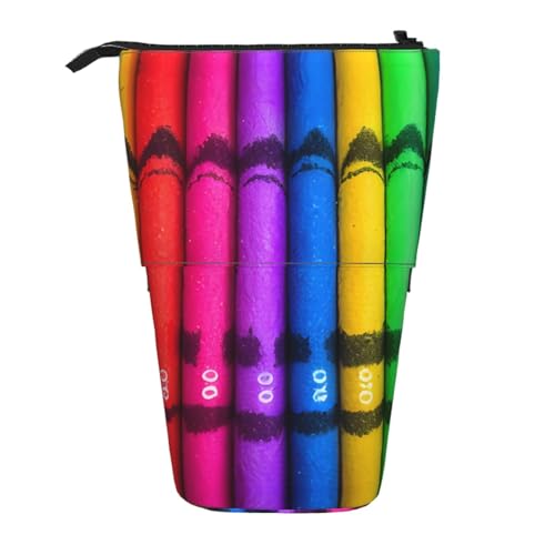 Farbige Buntstifte, erweiterbares Federmäppchen, Multi-Design, Oxford-Gewebe, verstellbare Höhe, Mehrzweck-Kosmetiktasche Farbige Buntstifte, erweiterbares Federmäppchen, Multi-Design, Oxford-Gewebe, verstellbare Höhe, Mehrzweck-Kosmetiktasche von fdgbnm