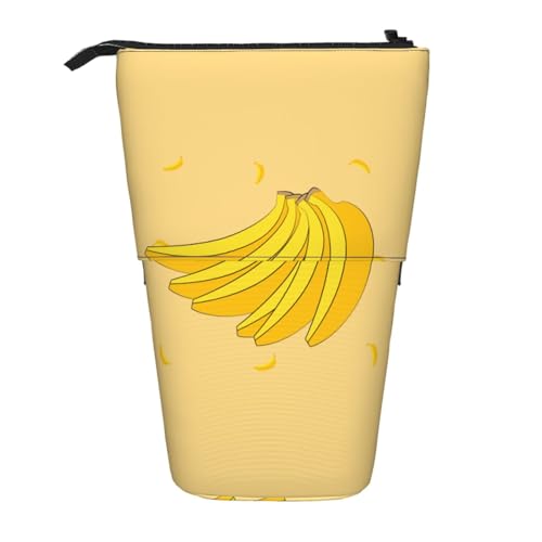 Federmäppchen mit Cartoon-Bananenmotiv, erweiterbar, Oxford-Gewebe, verstellbare Höhe, Mehrzweck-Kosmetiktasche Federmäppchen mit Cartoon-Bananenmotiv, erweiterbar, Oxford-Gewebe, verstellbare Höhe, Mehrzweck-Kosmetiktasche von fdgbnm