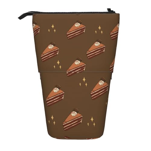 Federmäppchen mit Schokoladenquadrate für Kuchen, erweiterbar, Multi-Design, Oxford-Gewebe, verstellbare Höhe, Mehrzweck-Kosmetiktasche Federmäppchen mit Schokoladenquadrate für Kuchen, erweiterbar, Multi-Design, Oxford-Gewebe, verstellbare Höhe, Mehrzweck-Kosmetiktasche von fdgbnm