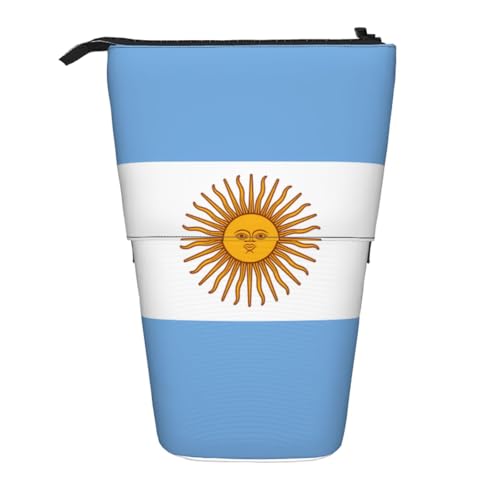 Federmäppchen mit argentinischer Flagge, erweiterbar, Multi-Design, Oxford-Gewebe, verstellbare Höhe, Mehrzweck-Kosmetiktasche Federmäppchen mit argentinischer Flagge, erweiterbar, Multi-Design, Oxford-Gewebe, verstellbare Höhe, Mehrzweck-Kosmetiktasche von fdgbnm