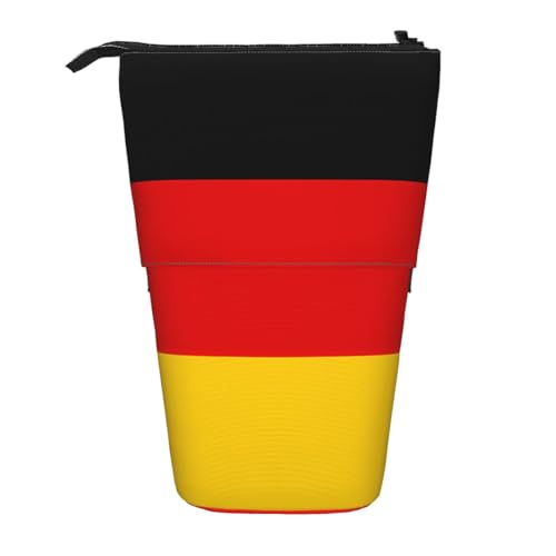 Federmäppchen mit deutscher Flagge, erweiterbar, Multi-Design, Oxford-Gewebe, verstellbare Höhe, Mehrzweck-Kosmetiktasche Federmäppchen mit deutscher Flagge, erweiterbar, Multi-Design, Oxford-Gewebe, verstellbare Höhe, Mehrzweck-Kosmetiktasche von fdgbnm
