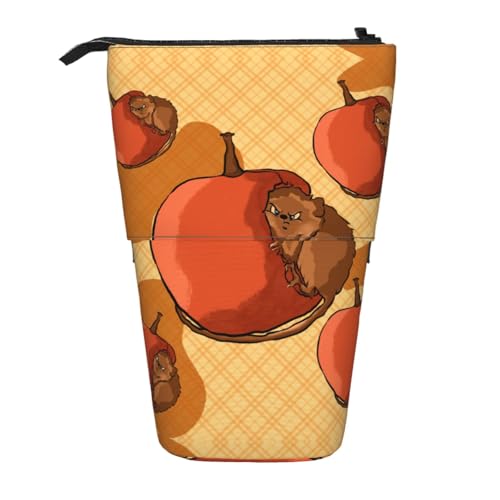 Federmäppchen mit niedlichem kleinen Hamster, erweiterbar, Multi-Design, Oxford-Gewebe, verstellbare Höhe, Mehrzweck-Kosmetiktasche Federmäppchen mit niedlichem kleinen Hamster, erweiterbar, Multi-Design, Oxford-Gewebe, verstellbare Höhe, Mehrzweck-Kosmetiktasche von fdgbnm