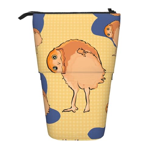 Federmäppchen mit schiefer Eule, erweiterbar, Multi-Design, Oxford-Gewebe, verstellbare Höhe, Mehrzweck-Kosmetiktasche Federmäppchen mit schiefer Eule, erweiterbar, Multi-Design, Oxford-Gewebe, verstellbare Höhe, Mehrzweck-Kosmetiktasche von fdgbnm