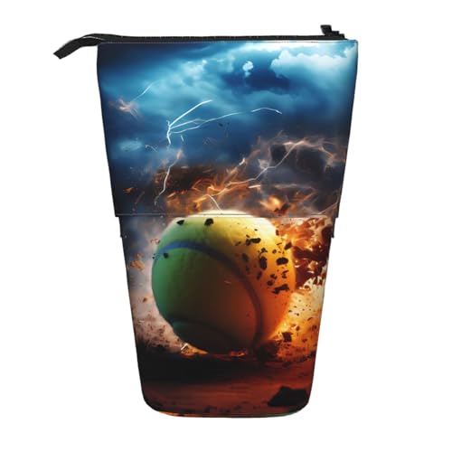 Lightning-Tennis-Bleistifttasche, erweiterbar, Multi-Design, Oxford-Gewebe, verstellbare Höhe, Mehrzweck-Kosmetiktasche Lightning-Tennis-Bleistifttasche, erweiterbar, Multi-Design, Oxford-Gewebe, verstellbare Höhe, Mehrzweck-Kosmetiktasche von fdgbnm