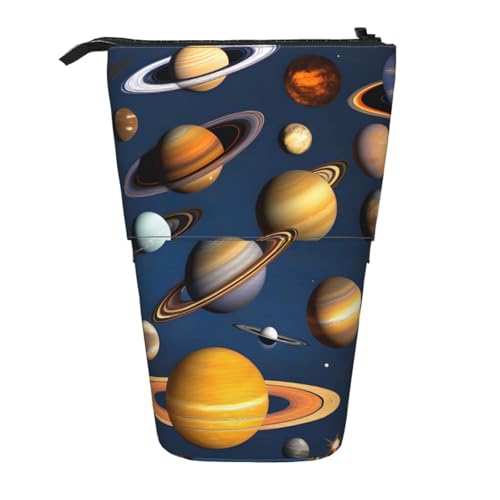 Sonnensystem Planeten erweiterbare Stand-Bleistifttasche, Multi-Design Oxford-Gewebe, verstellbare Höhe, Mehrzweck-Kosmetiktasche Sonnensystem Planeten erweiterbare Stand-Bleistifttasche, Multi-Design Oxford-Gewebe, verstellbare Höhe, Mehrzweck-Kosmetiktasche von fdgbnm