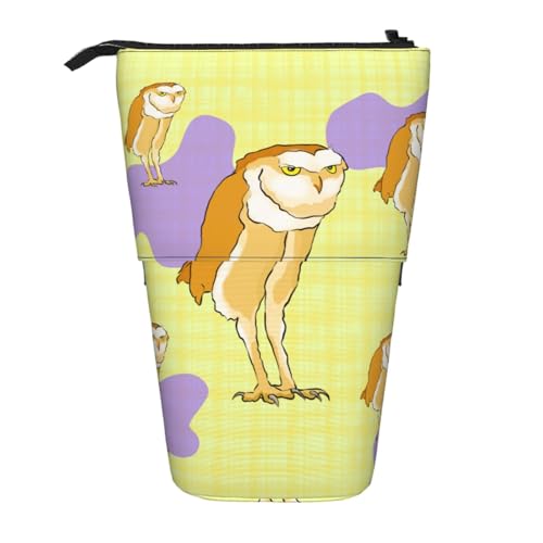 Stehende Eule erweiterbare Stifte-Tasche, Multi-Design, Oxford-Gewebe, verstellbare Höhe, Mehrzweck-Kosmetiktasche Stehende Eule erweiterbare Stifte-Tasche, Multi-Design, Oxford-Gewebe, verstellbare Höhe, Mehrzweck-Kosmetiktasche von fdgbnm