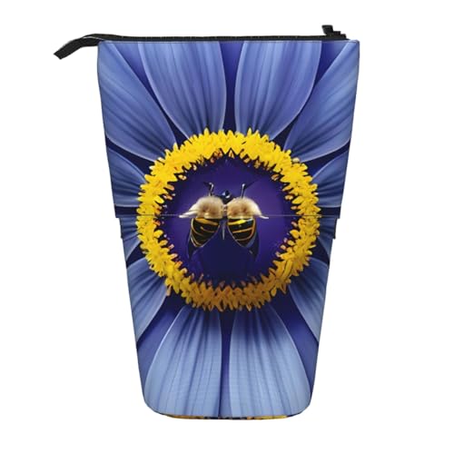 Stifteetui mit Blumenherz, erweiterbar, Multi-Design, Oxford-Gewebe, verstellbare Höhe, Mehrzweck-Kosmetiktasche Stifteetui mit Blumenherz, erweiterbar, Multi-Design, Oxford-Gewebe, verstellbare Höhe, Mehrzweck-Kosmetiktasche von fdgbnm