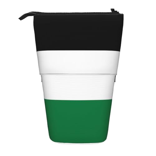 Stifteetui mit Flagge des Staates Palästina, erweiterbar, Multi-Design, Oxford-Gewebe, verstellbare Höhe, Mehrzweck-Kosmetiktasche Stifteetui mit Flagge des Staates Palästina, erweiterbar, Multi-Design, Oxford-Gewebe, verstellbare Höhe, Mehrzweck-Kosmetiktasche von fdgbnm