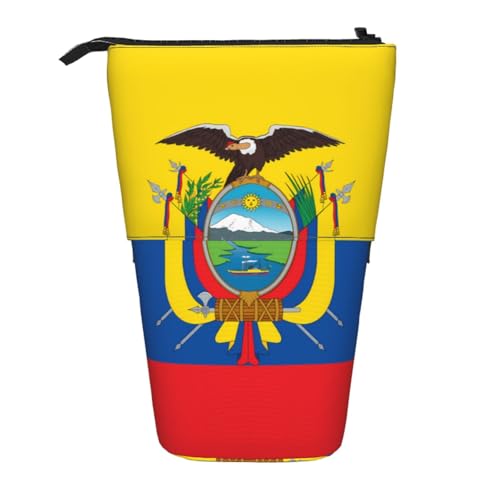Stifteetui mit Flagge von Ecuador, erweiterbar, Multi-Design, Oxford-Gewebe, verstellbare Höhe, Mehrzweck-Kosmetiktasche Stifteetui mit Flagge von Ecuador, erweiterbar, Multi-Design, Oxford-Gewebe, verstellbare Höhe, Mehrzweck-Kosmetiktasche von fdgbnm
