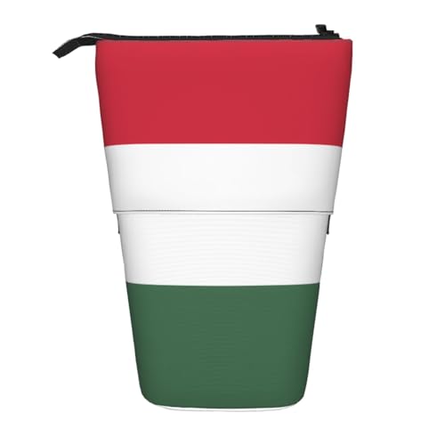 Stifteetui mit Flagge von Ungarn, erweiterbar, Multi-Design, Oxford-Gewebe, verstellbare Höhe, Mehrzweck-Kosmetiktasche Stifteetui mit Flagge von Ungarn, erweiterbar, Multi-Design, Oxford-Gewebe, verstellbare Höhe, Mehrzweck-Kosmetiktasche von fdgbnm