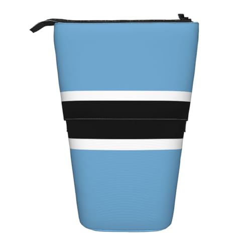 Stifteetui mit Flaggenmotiv Botswana, erweiterbar, Multi-Design, Oxford-Gewebe, verstellbare Höhe, Mehrzweck-Kosmetiktasche Stifteetui mit Flaggenmotiv Botswana, erweiterbar, Multi-Design, Oxford-Gewebe, verstellbare Höhe, Mehrzweck-Kosmetiktasche von fdgbnm