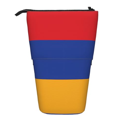 Stifteetui mit Flaggenmotiv von Armenien, erweiterbar, Multi-Design, Oxford-Gewebe, verstellbare Höhe, Mehrzweck-Kosmetiktasche Stifteetui mit Flaggenmotiv von Armenien, erweiterbar, Multi-Design, Oxford-Gewebe, verstellbare Höhe, Mehrzweck-Kosmetiktasche von fdgbnm