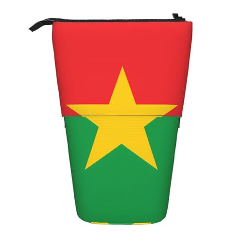 Stifteetui mit Flaggenmotiv von Burkina Faso, erweiterbar, Multi-Design, Oxford-Gewebe, verstellbare Höhe, Mehrzweck-Kosmetiktasche Stifteetui mit Flaggenmotiv von Burkina Faso, erweiterbar, Multi-Design, Oxford-Gewebe, verstellbare Höhe, Mehrzweck-Kosmetiktasche von fdgbnm