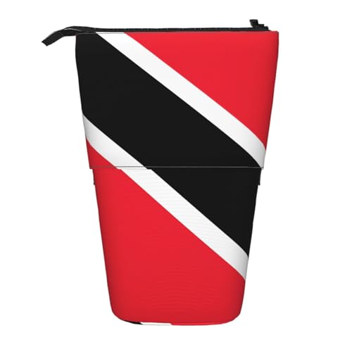 Stifteetui mit Flaggenmotiv von Trinidad und Tobago, erweiterbar, Multi-Design, Oxford-Gewebe, verstellbare Höhe, Mehrzweck-Kosmetiktasche Stifteetui mit Flaggenmotiv von Trinidad und Tobago, erweiterbar, Multi-Design, Oxford-Gewebe, verstellbare Höhe, Mehrzweck-Kosmetiktasche von fdgbnm