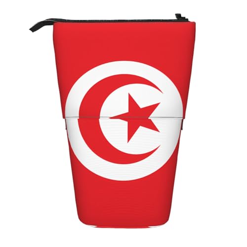 Stifttasche mit tunesischer Flagge, erweiterbar, Multi-Design, Oxford-Gewebe, verstellbare Höhe, Mehrzweck-Kosmetiktasche Stifttasche mit tunesischer Flagge, erweiterbar, Multi-Design, Oxford-Gewebe, verstellbare Höhe, Mehrzweck-Kosmetiktasche von fdgbnm