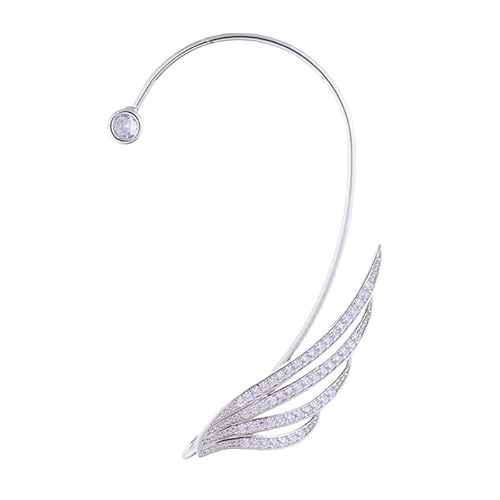 fdsmall Elfen Ohr Manschetten für Frauen Nicht Piercing Fee Ohr Cubic Zirkon Ohrring Schwan Ohr Manschette Nicht Piercing Fee Ohr Clip Schmuck Geschenk von fdsmall