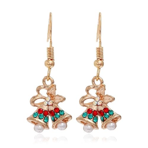 fdsmall Weihnachtsbaum Dangle Ohrringe Stern Ohr Drop Ohrstecker Ohrringe Red Green Beads Charm Nette Ornament Dangle Ohrring Weihnachten Stern Weihnachtsbaum Ohrring (11) von fdsmall