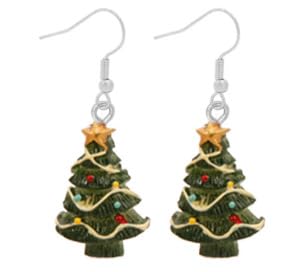 fdsmall Weihnachtsbaum Dangle Ohrringe Stern Ohr Drop Ohrstecker Ohrringe Red Green Beads Charm Nette Ornament Dangle Ohrring Weihnachten Stern Weihnachtsbaum Ohrring (24) von fdsmall