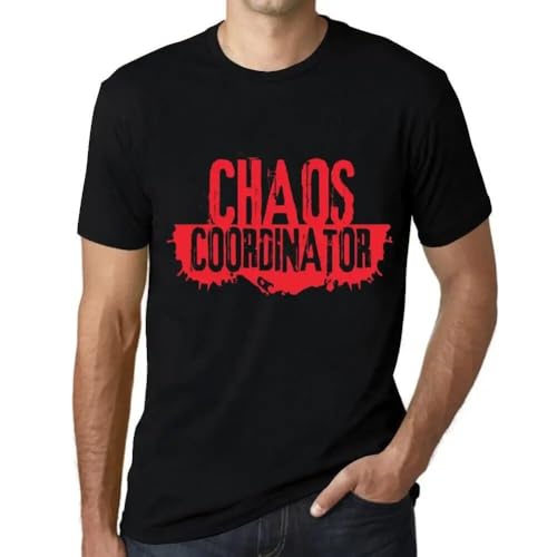 Men's Graphic T-Shirt Chaos Coordinator Eco-Friendly Limited Edition von feDFasr