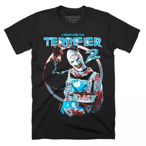 Terrifier Art The Clown T-Shirt Graphic Print Horror Movie Art Terrifier T-Shirt von feDFasr