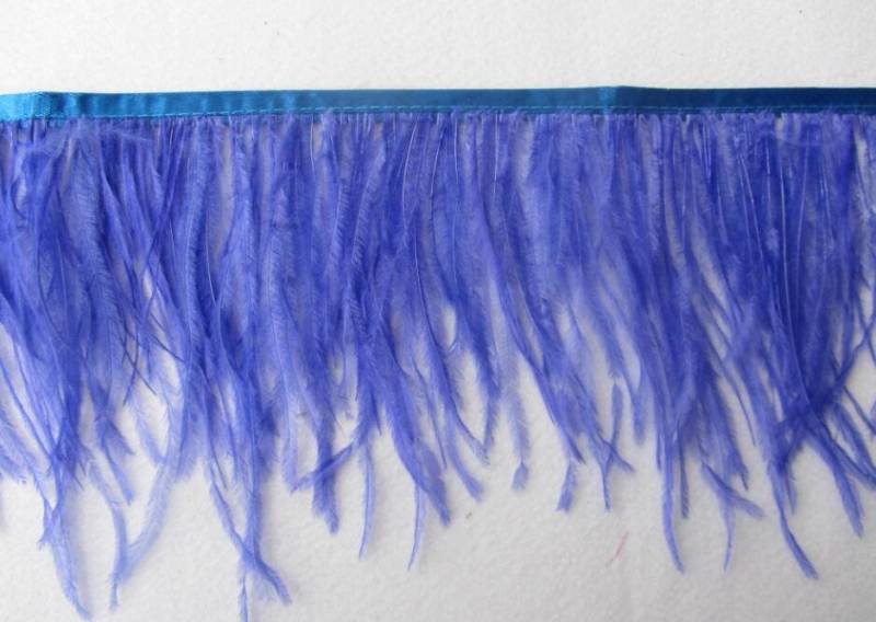 10Yards Königsblau Ostrich Feather Trimmen Fringe 10Yards Königsblau Ostrich Feather Trimmen Fringe von feathesforsale