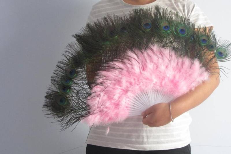 14 24Inch Pfau Rosa Großer Federfächer Burlesque Dance Federfächer Brautstrauß 14 24Inch Pfau Rosa Großer Federfächer Burlesque Dance Federfächer Brautstrauß von feathesforsale