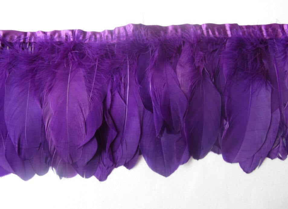 2 Yards 6 Zoll Breite Gänsefederbesatzfransen 2 Yards 6 Zoll Breite Gänsefederbesatzfransen von feathesforsale
