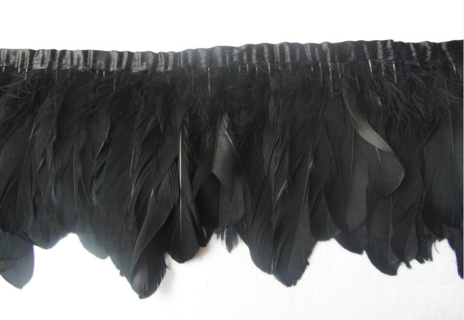 2 Yards 6 Zoll Breite Gänsefederbesatzfransen 2 Yards 6 Zoll Breite Gänsefederbesatzfransen von feathesforsale