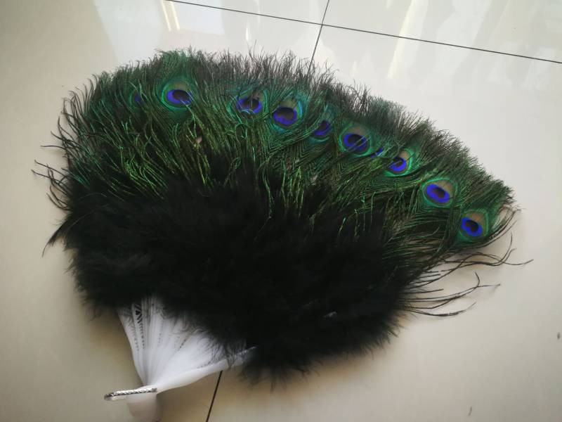 38 75cm Zoll Schwarz Peacock Große Feder Fan Burlesque Tanz Lüfter Brautstrauß 38 75cm Zoll Schwarz Peacock Große Feder Fan Burlesque Tanz Lüfter Brautstrauß von feathesforsale