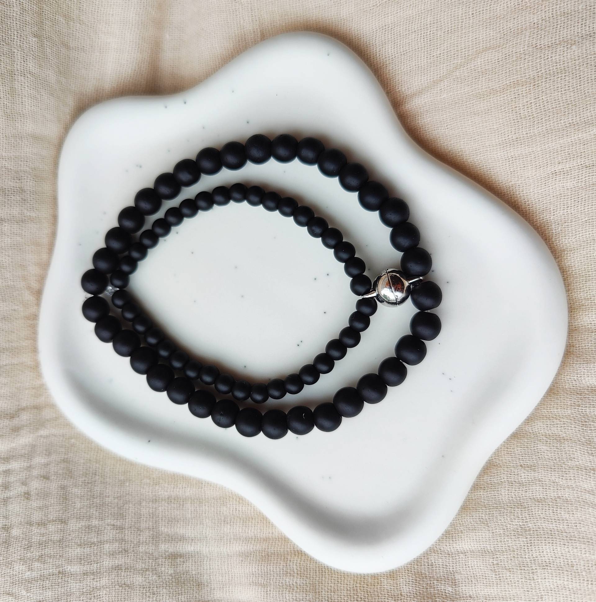 2Er Set Magnetarmband Inkl. Geschenkeverpackung| Partner |Personalisiertes Armband|Vatertag| Geschenk Für Ihn|Magnetverschluss| Muttertag von federleichtOnline