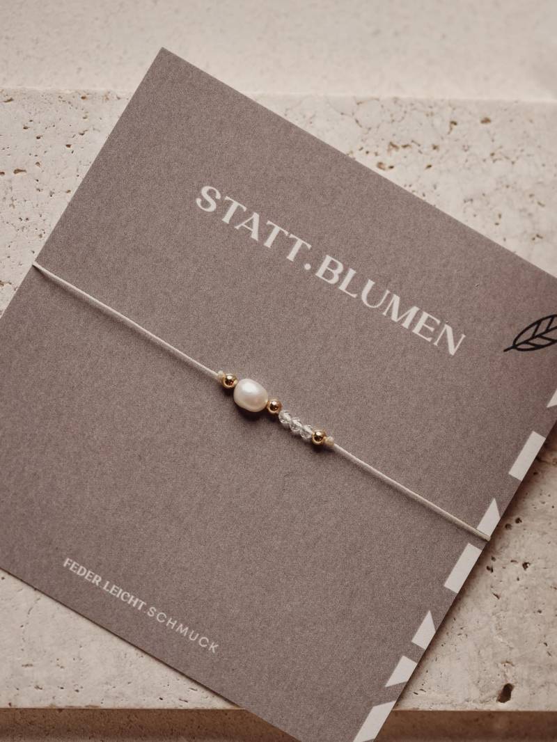 statt Blumen Zartes Edelstein Armband Mitverpackung Selbstliebe Affirmation Bergkristall Meditation Mutmacher Optimismus Geschenk Muttertag von federleichtOnline