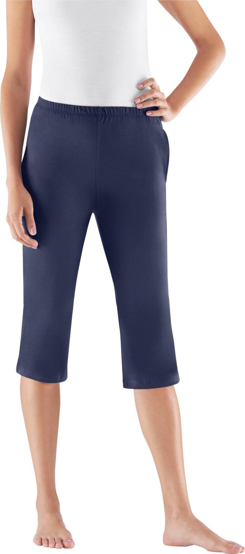 Sieh an! Damen Capri-Hosen beere + marine von feel good